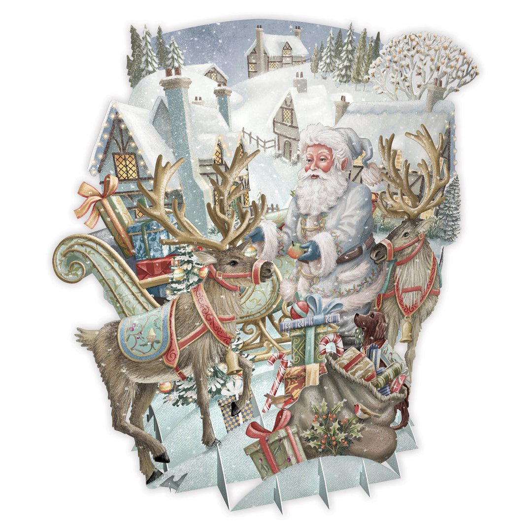Santa's Team 3D Pop Up
