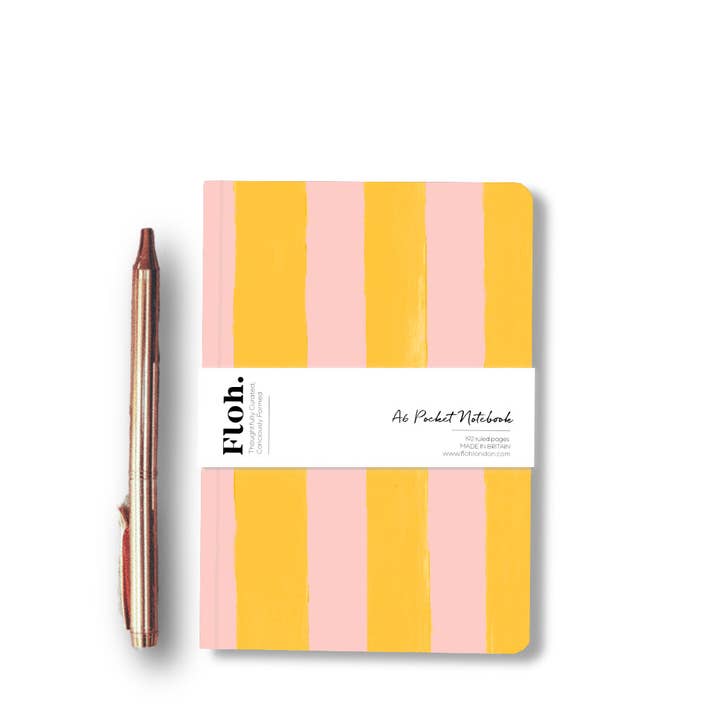Mango & Peach A6 Pocket Lined Notebook