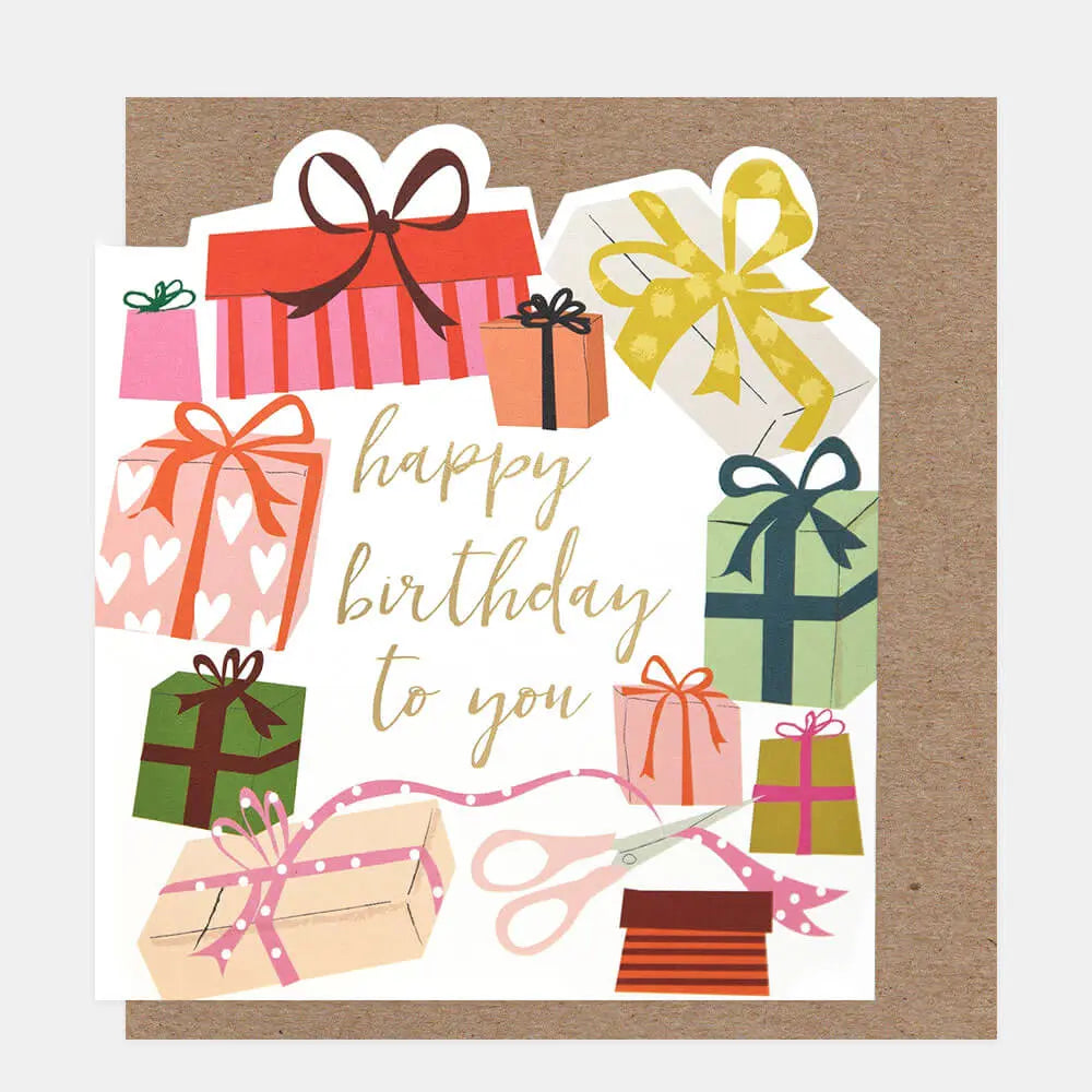 Happy Birthday To You Presents & Wrapping Ribbon