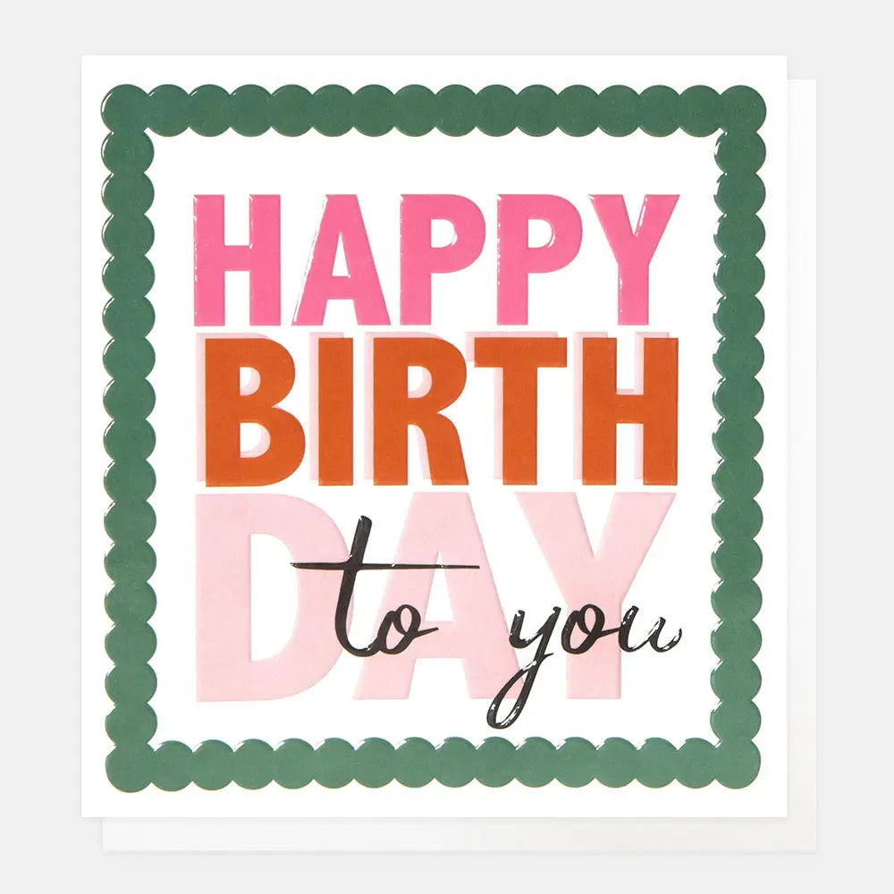Happy Birthday to You
