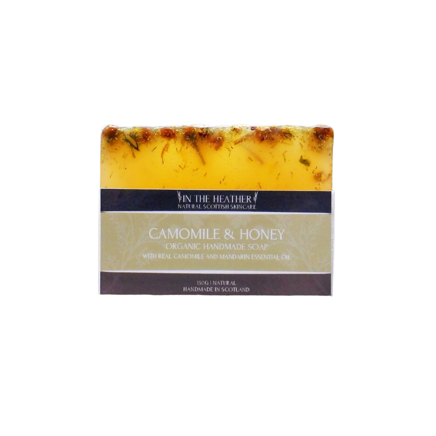 Scottish Organic Camomile & Honey Bar Soap 150g 
