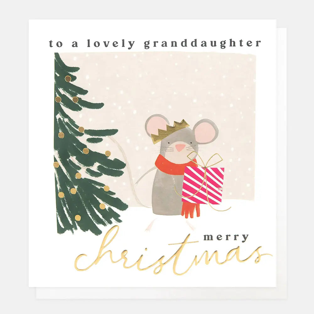 To A Lovely Grandaughter Merry Christmas