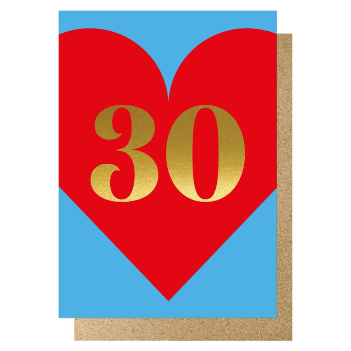 Age 30 red and blue