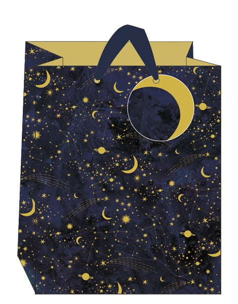 Moon and Stars Large Bag