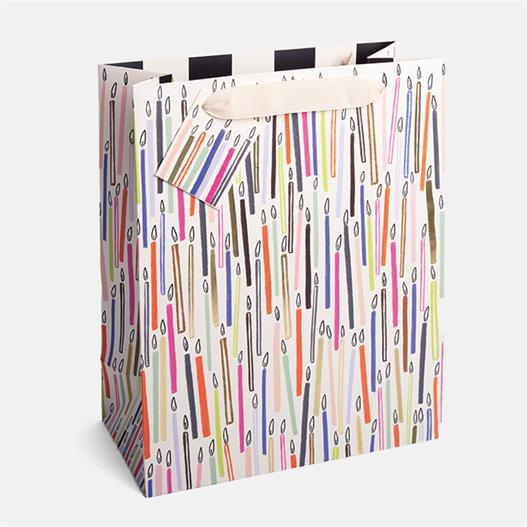 Lovely News Candles Large Gift Bag