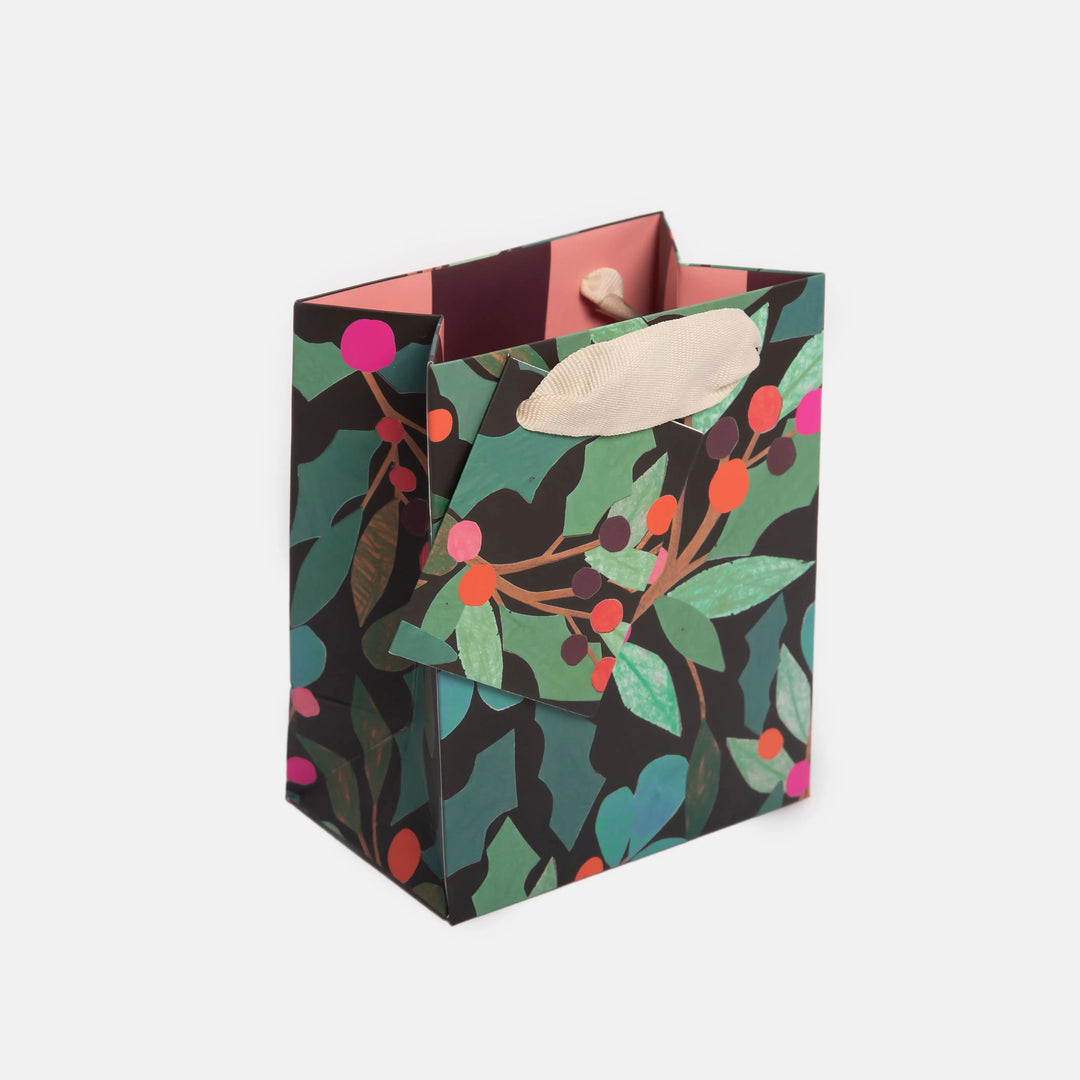 Holly & Berries Petite Gift Bag