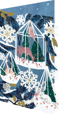 Frosty Forest Lasercut Card