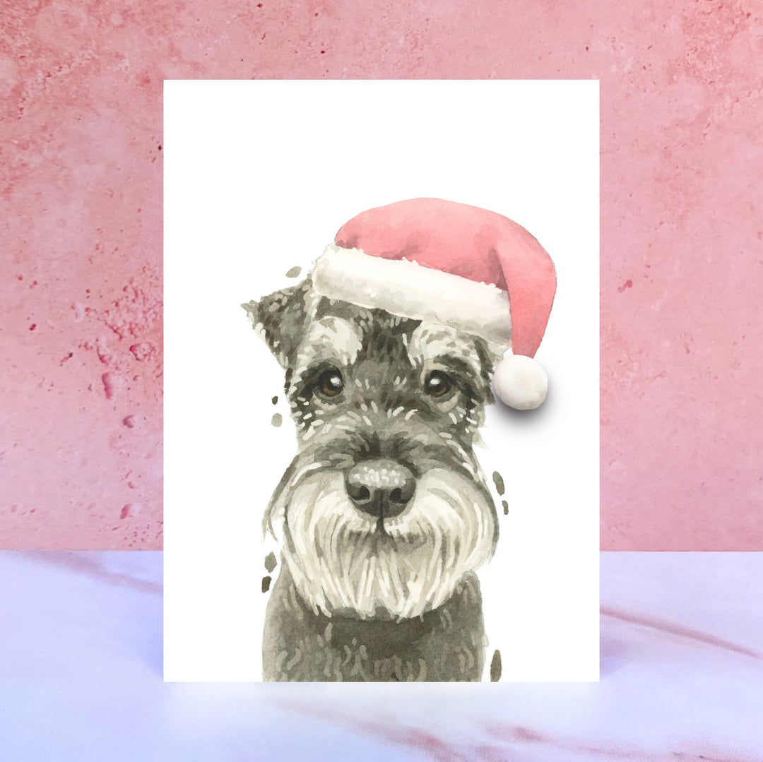 Schnauzer Pompom Santa
