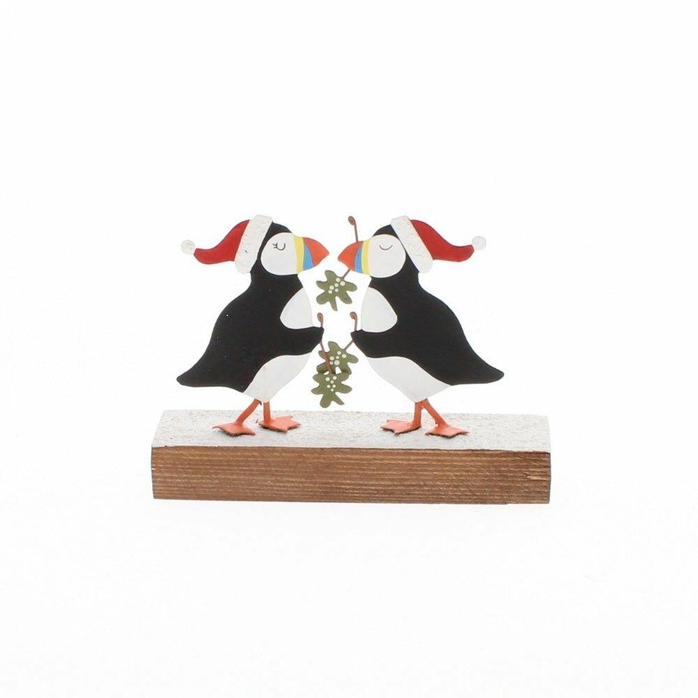 Kissing Puffins