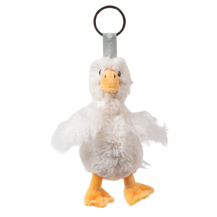 Pearl Goose Plush Keyring