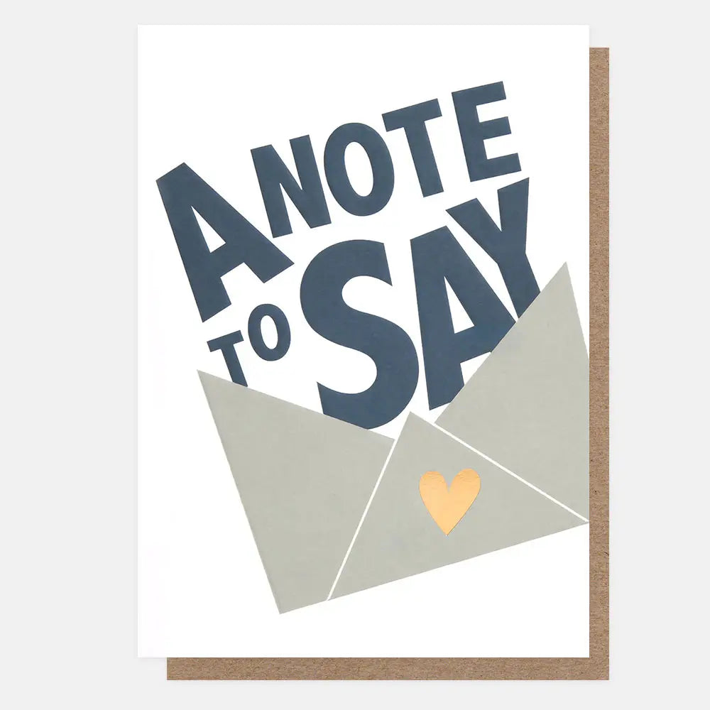 A Note To Say