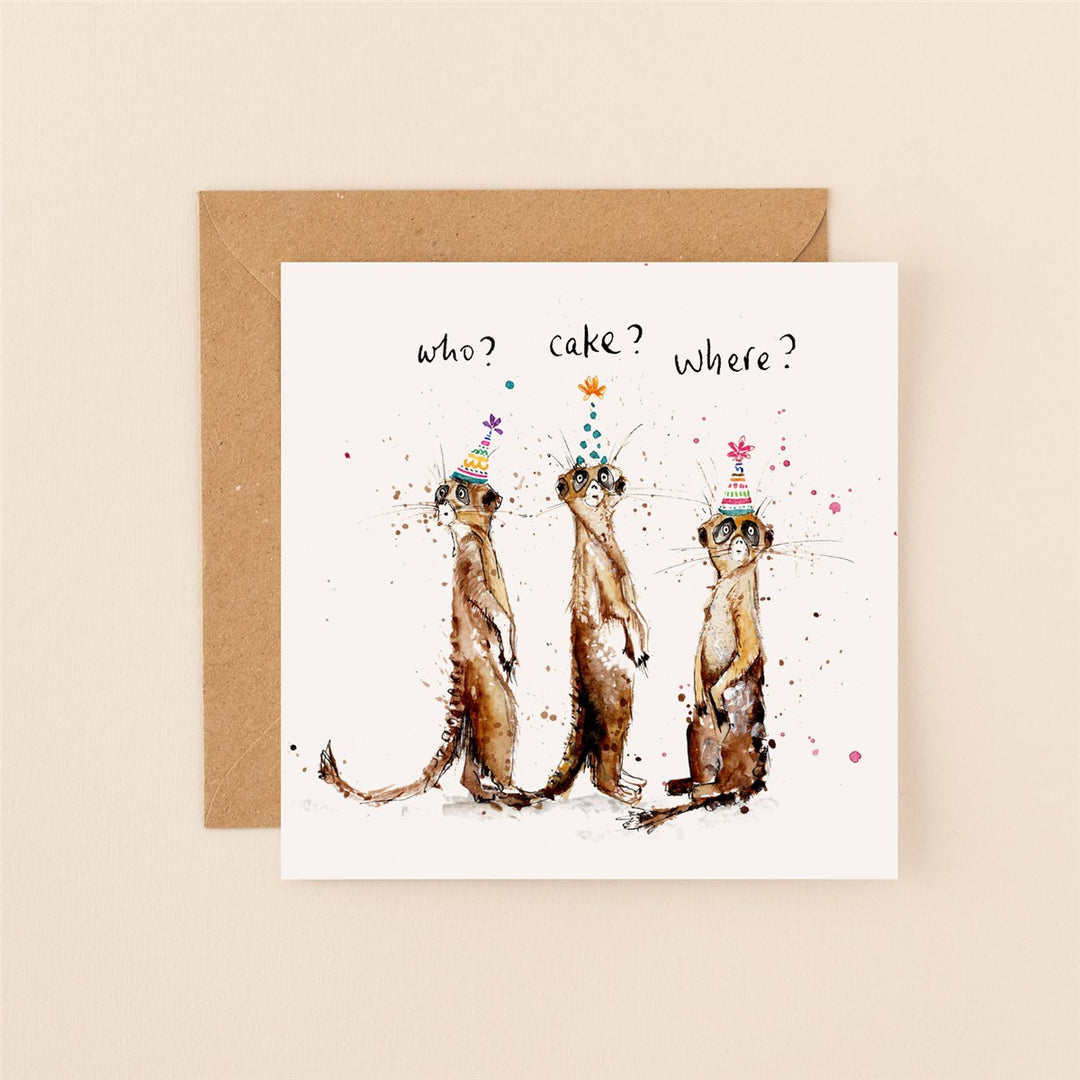 Who? Cake? Where?