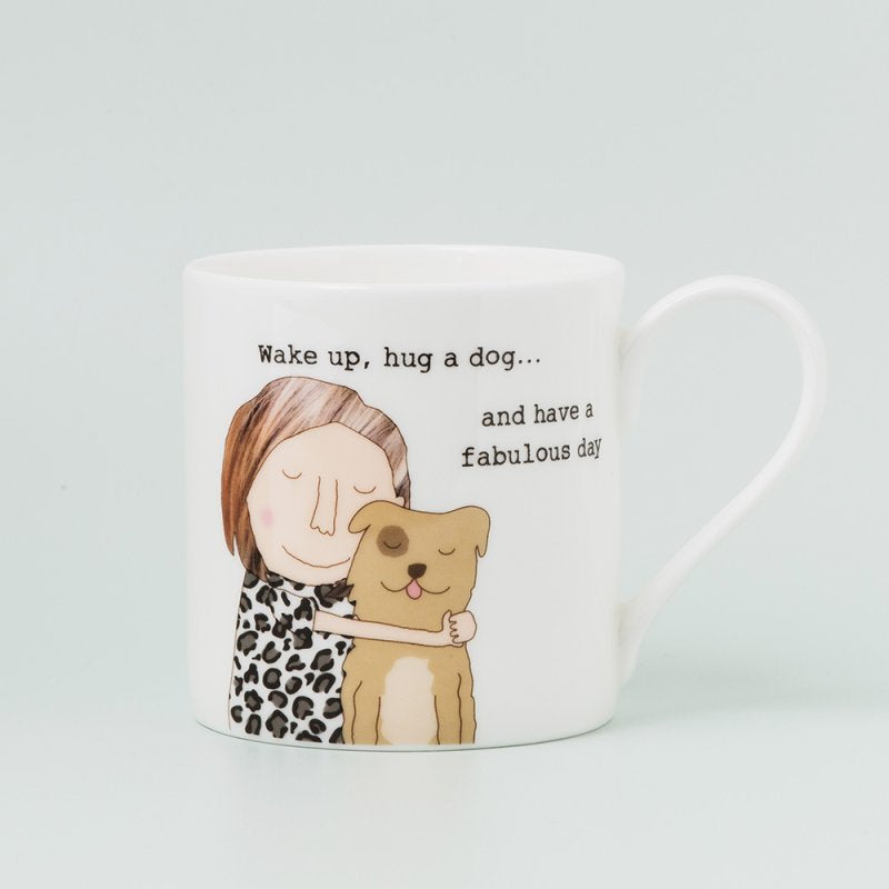 HUG A DOG MUG