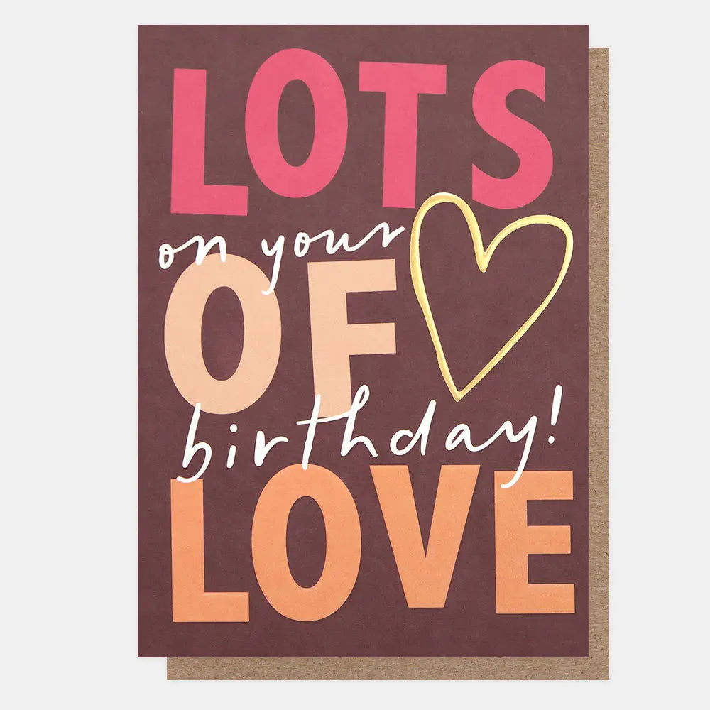 Lots Of Love On Your Birthday