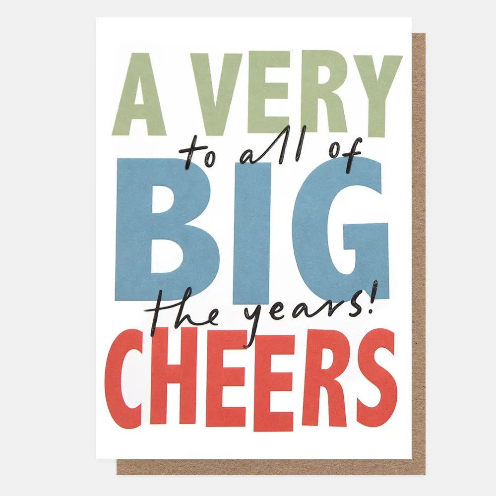 A Very Big Cheers To All Of The Years!