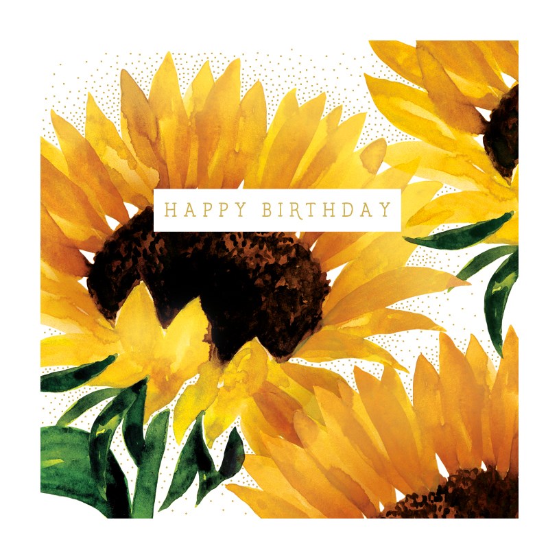 HAPPY BIRTHDAY SUNFLOWER