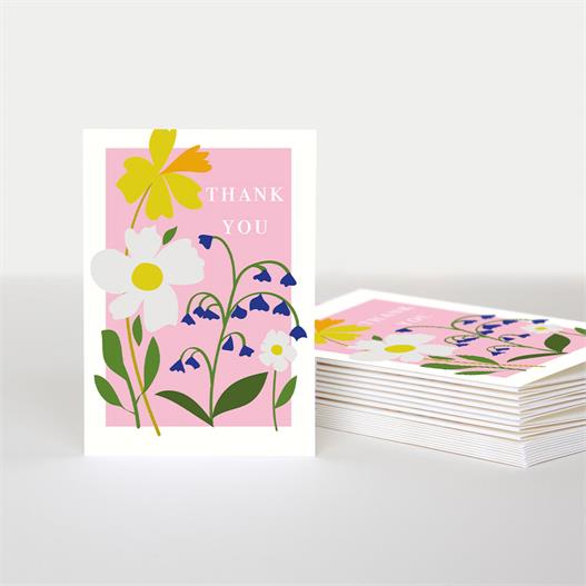 Floral Thank You Card Pack (10 cards)