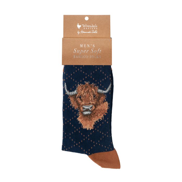 Highland Cow Mens Socks Highland Heathers