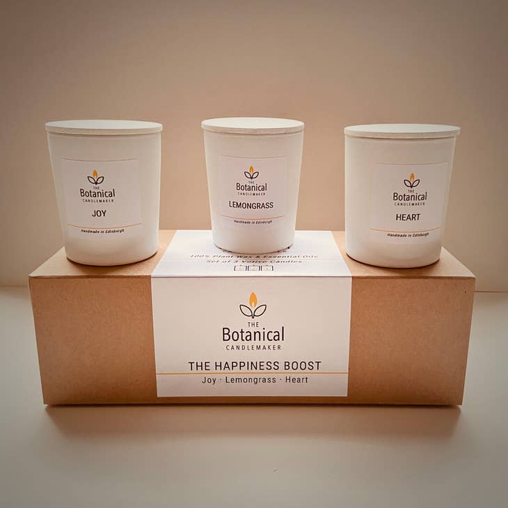 The Happiness Boost Votives by The Botantical Candlemaker