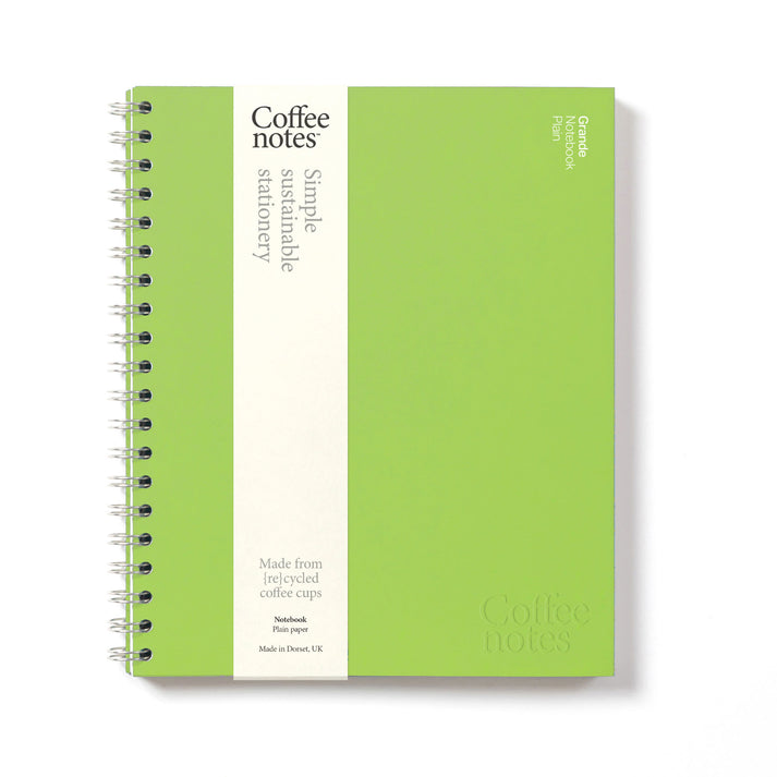 Coffeenotes Wirebound Notebook (Plain)
