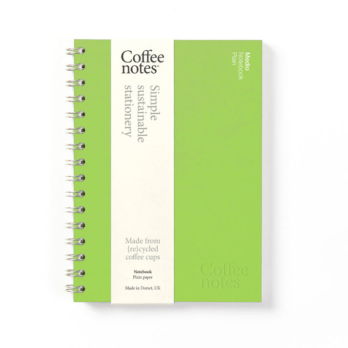 Coffeenotes Wirebound Notebook (Plain)
