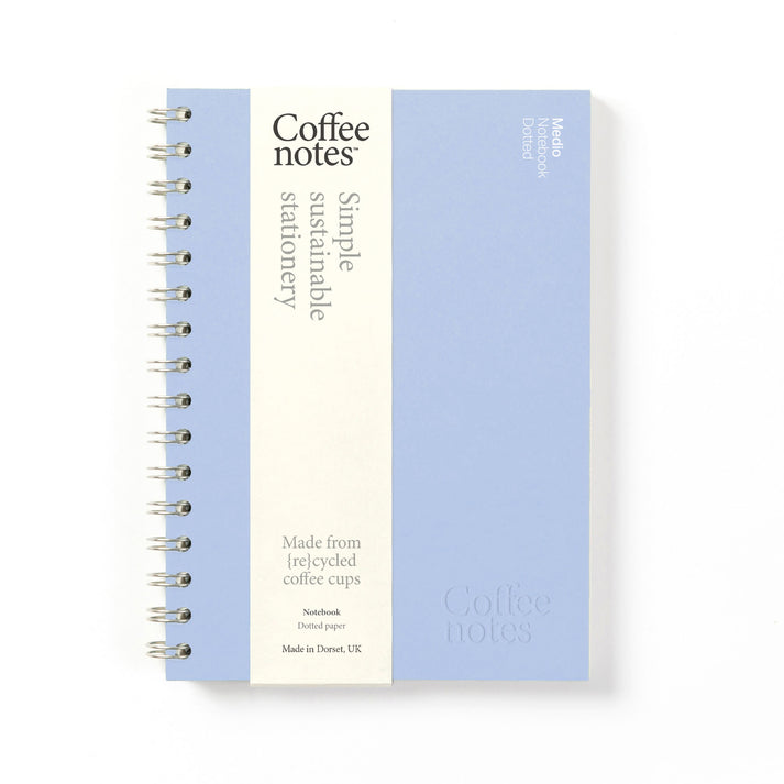 Coffeenotes Wirebound Notebook Medio (Dotted)