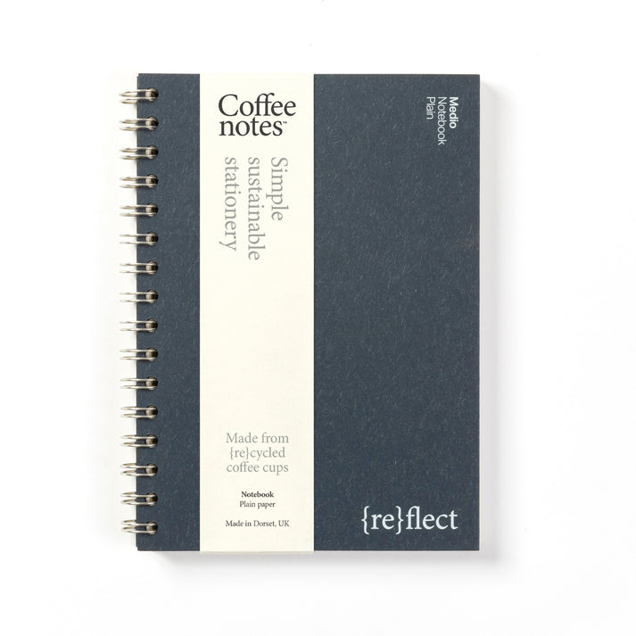 Coffeenotes Wirebound Notebook (Plain)