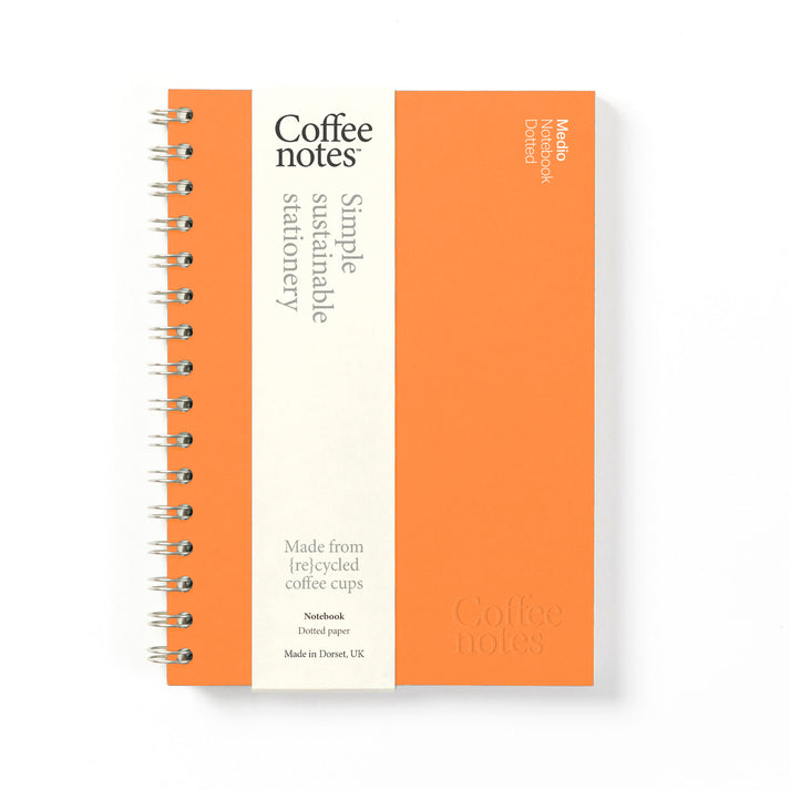Coffeenotes Wirebound Notebook Medio (Dotted)