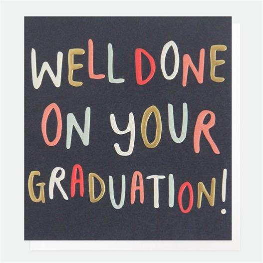 Well Done on Your Graduation