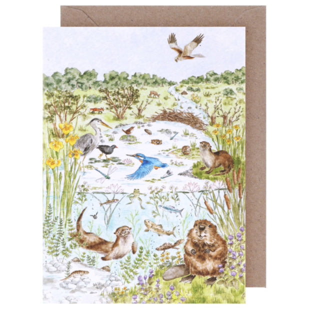 Nature Notecard Pack The Riverbank