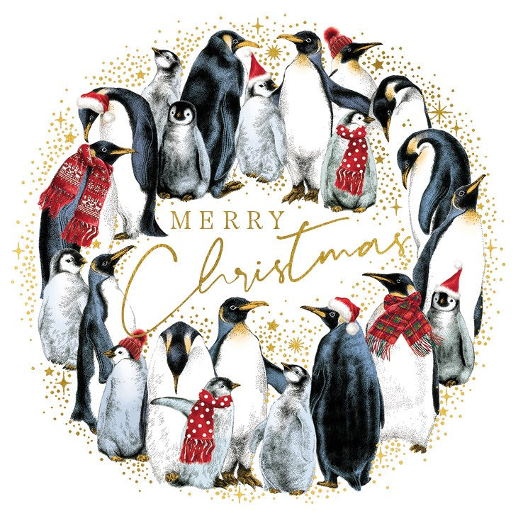 PENGUINS WREATH Pack of 6