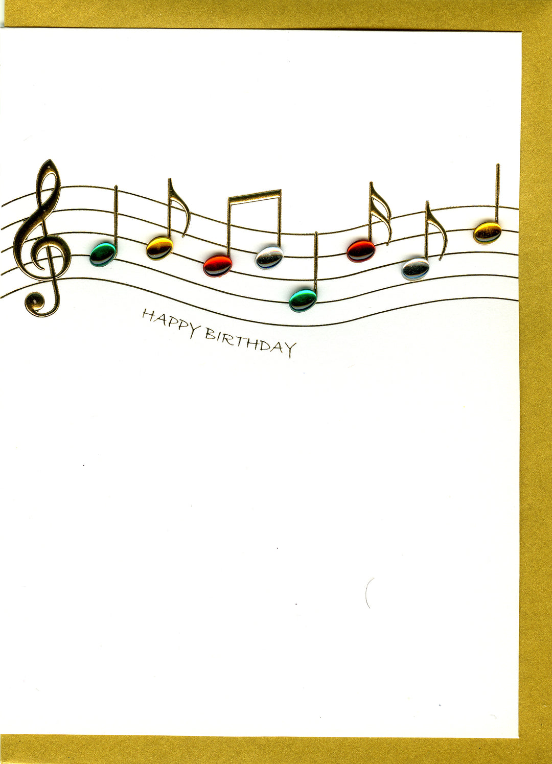 Happy Birthday Musical Notes