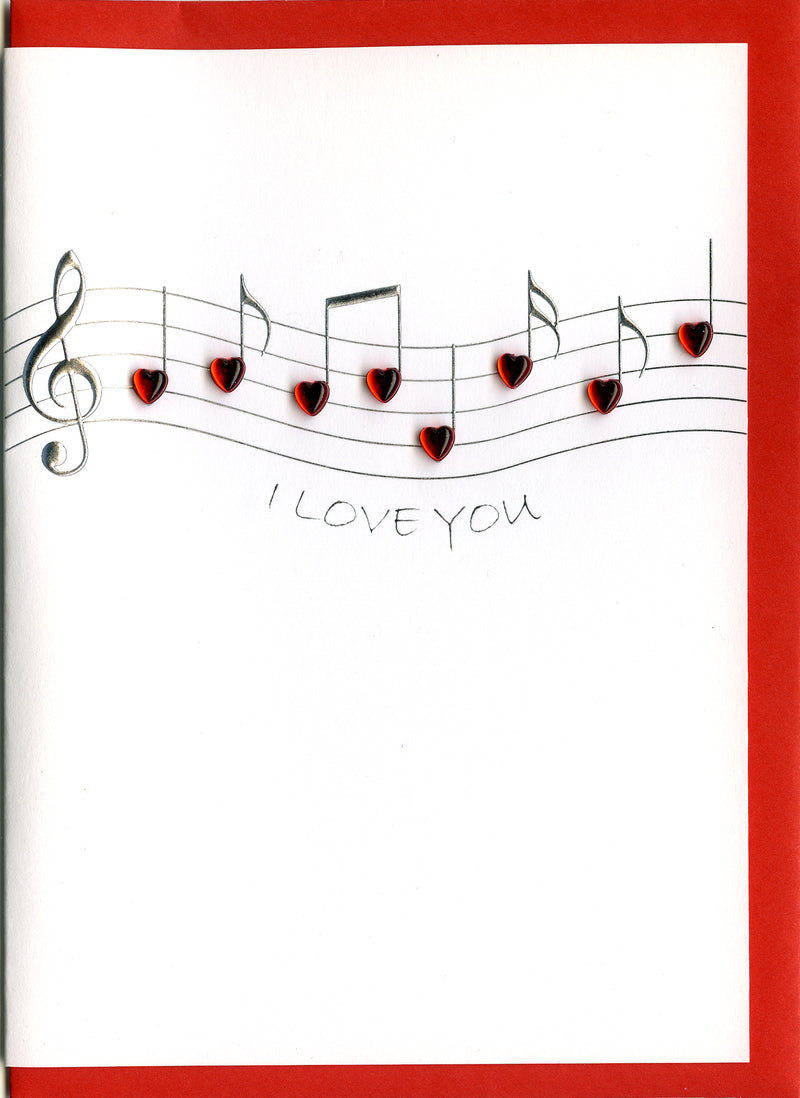 I Love You Musical Notes
