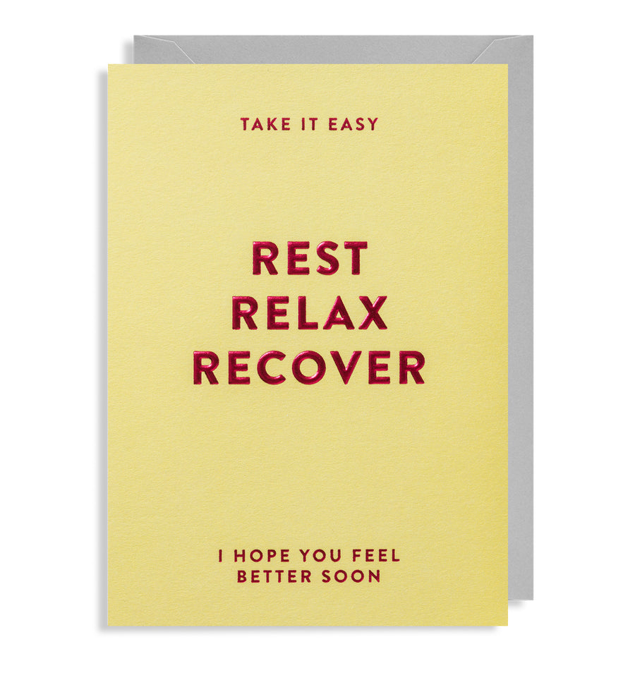 Rest Relax Recover