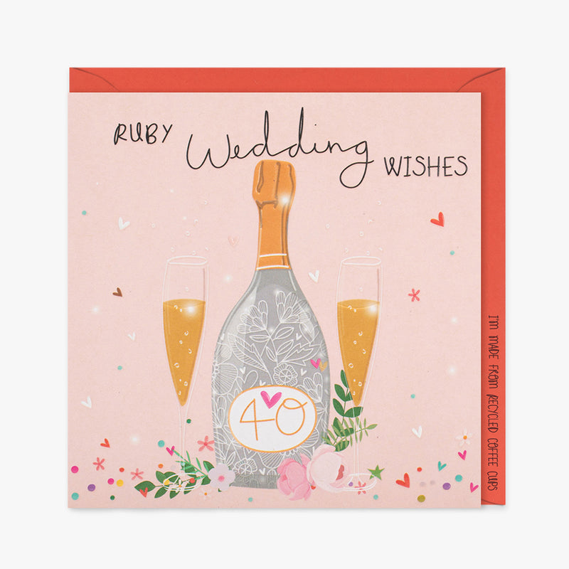 Ruby Wedding Wishes