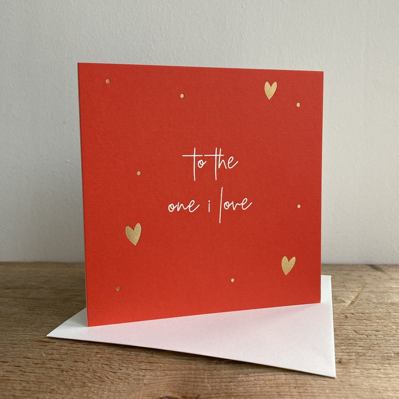 To the one I love