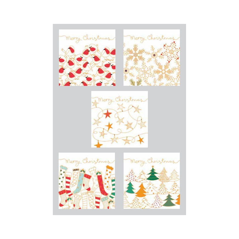 Merry Christmas Box 10 Cards