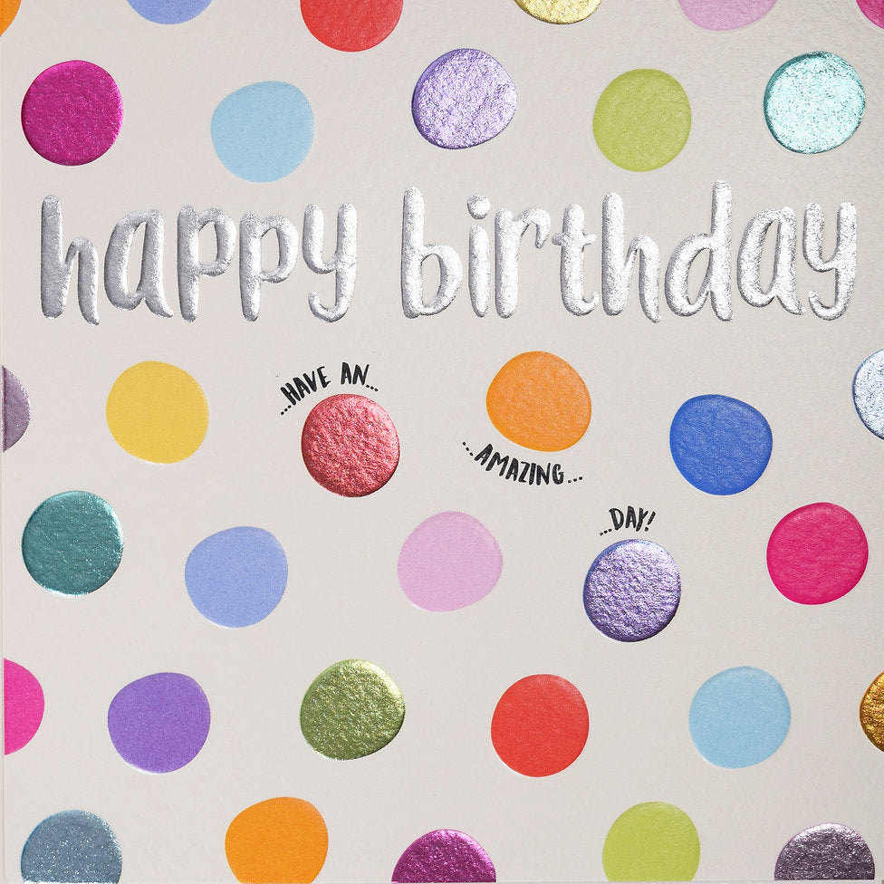 HAPPY BIRTHDAY MULTI SPOTS