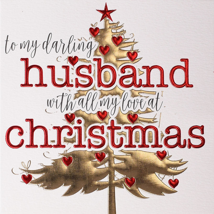 To My Darling Husband with All My Love at Christmas