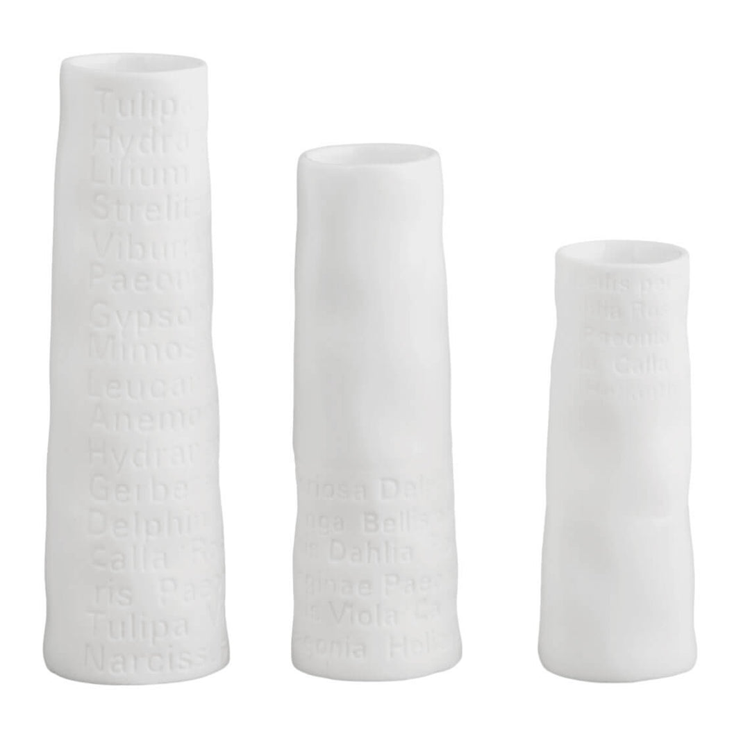 A Poetic Space set of 3 Mini Vases