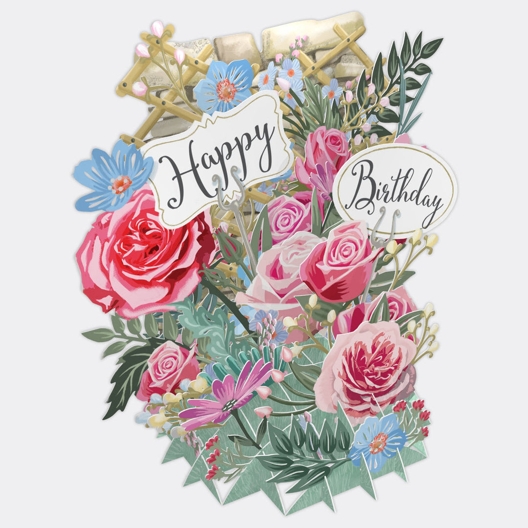 Birthday Flowers 3D Pop Up