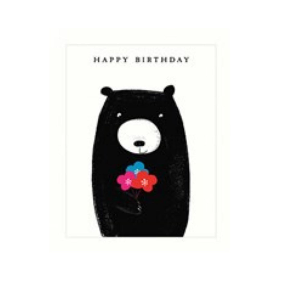 Bear and Flowers