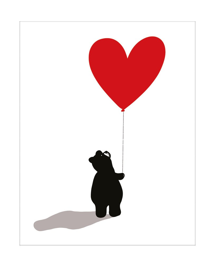 BEAR & HEART BALLOON