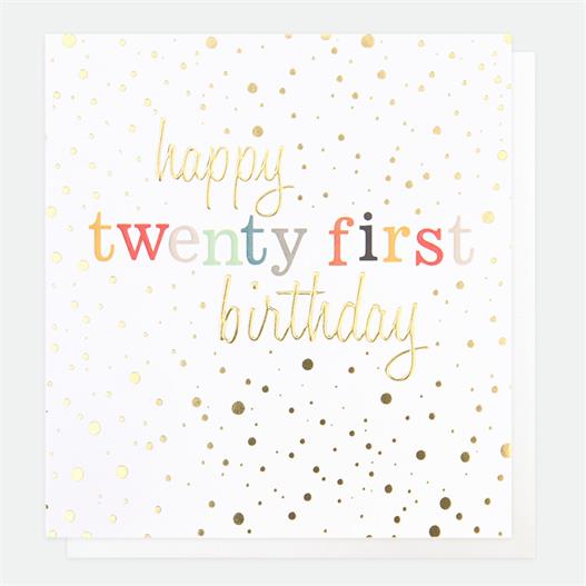 Twenty First Birthday
