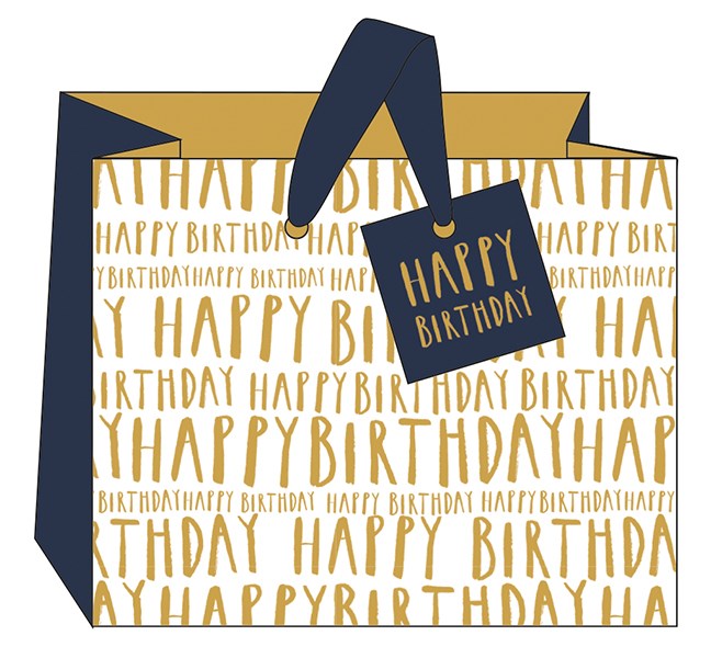 HAPPY BIRTHDAY LANDSCAPE BAG