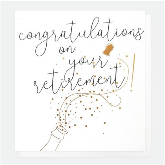 Congratulations on your Retirement!