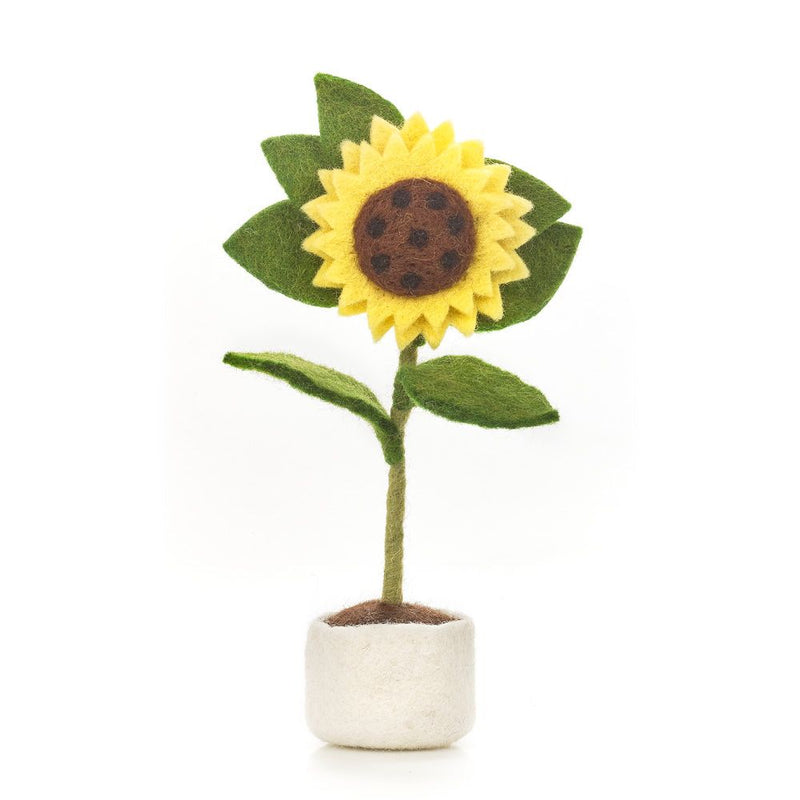 Handmade Felt Sunny Sunflower Standing Decoration