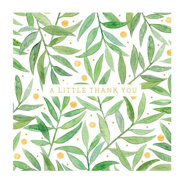 A LITTLE THANK YOU