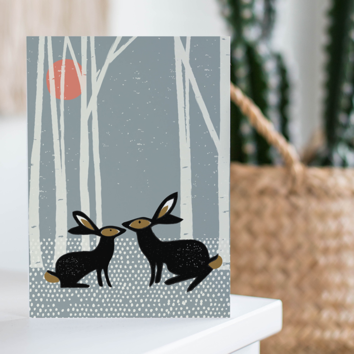 Sunset Hares