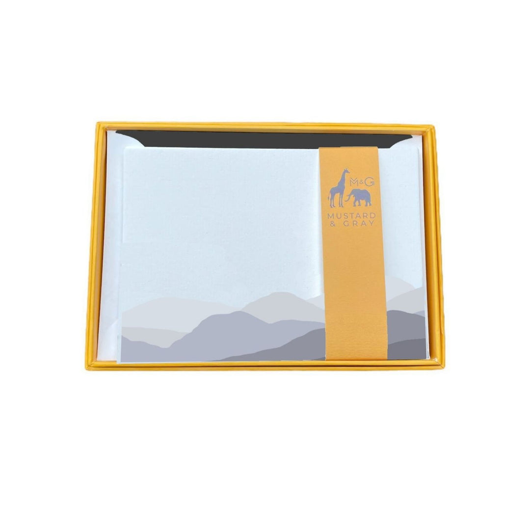 Welsh Hills Notecard Set with Lined Envelopes